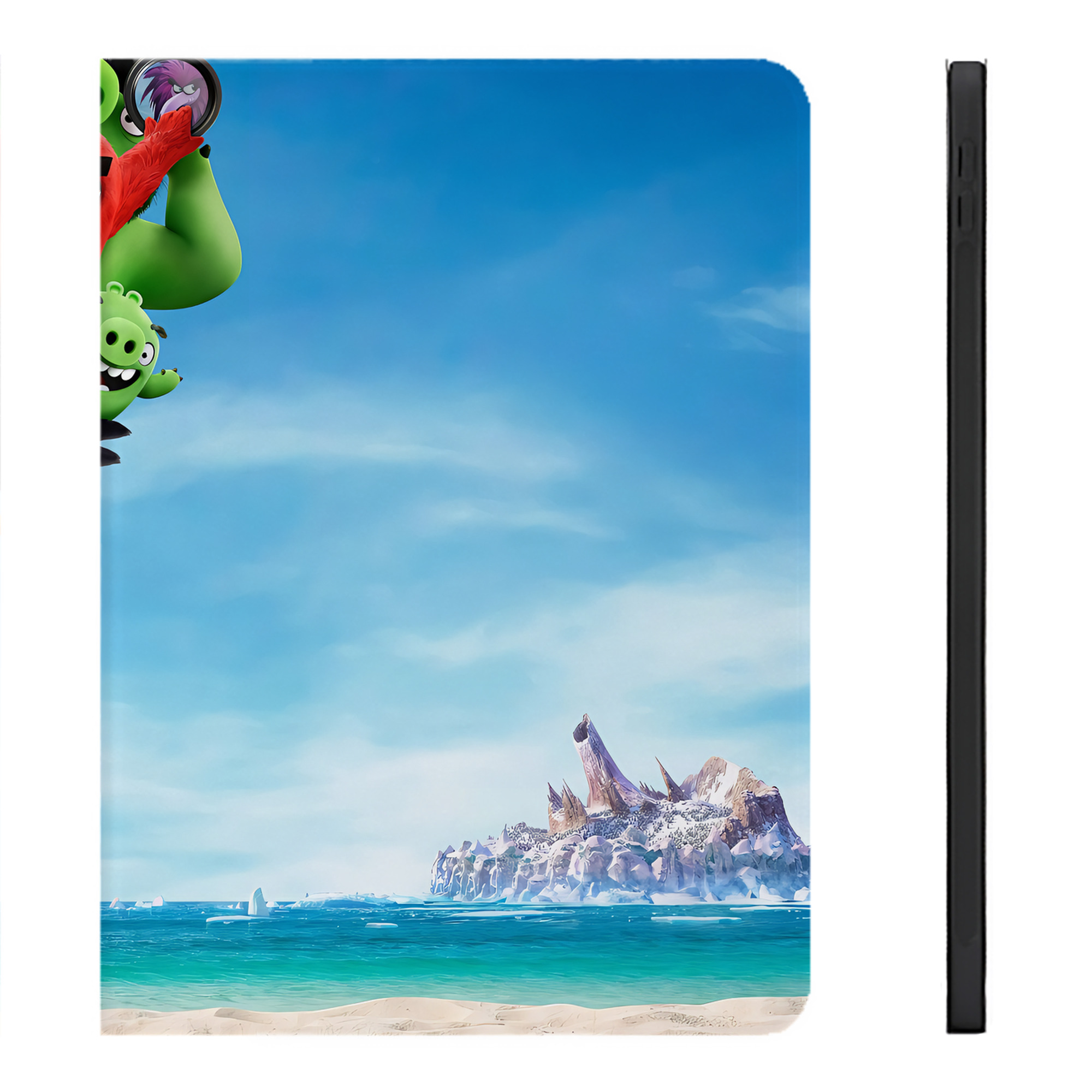 （画像用） Angry Birds アングリーバード IPadケース ペンホルダー付き ブックスタイルデザイン